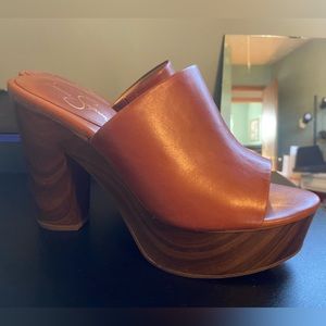 Jessica Simpson Heeled Mules